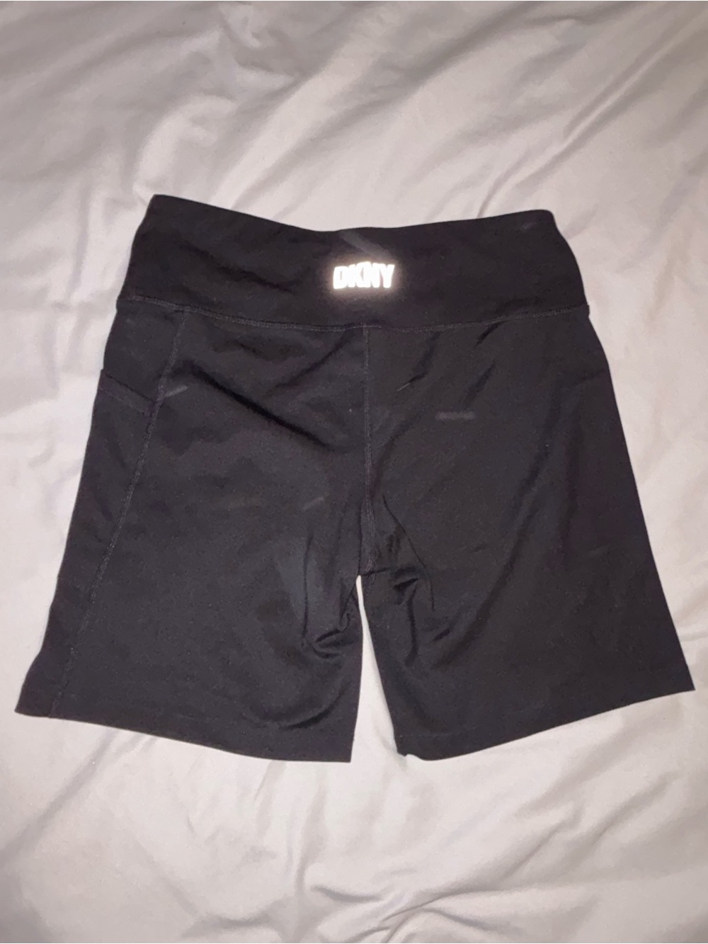 DKNY Balance Compression Logo Bike Short Black Large